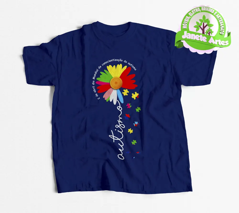 Camisa Autismo | Autismo | APAE Modelo 07