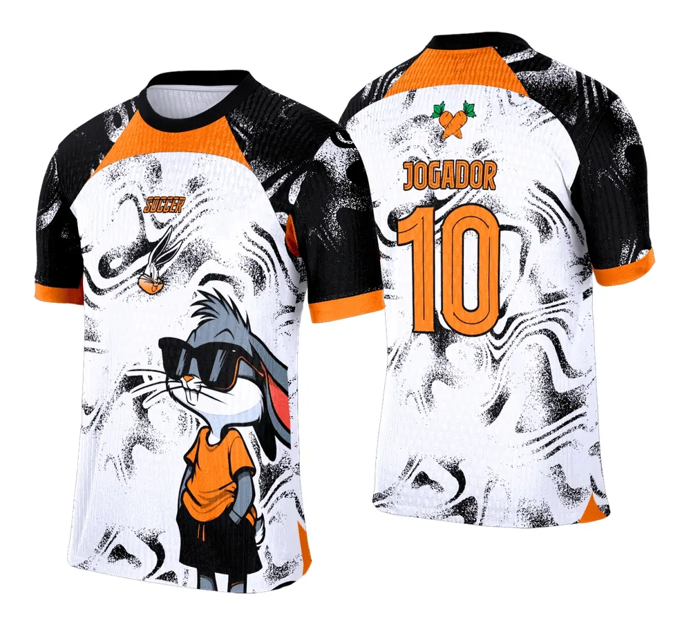 Arte Camisa Interclasse Pernalonga Laranja - 0157