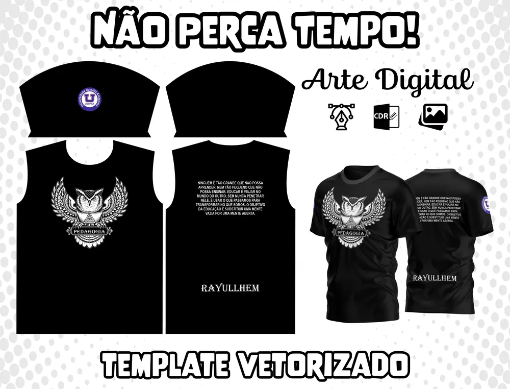 Arte Camisa Pedagogia