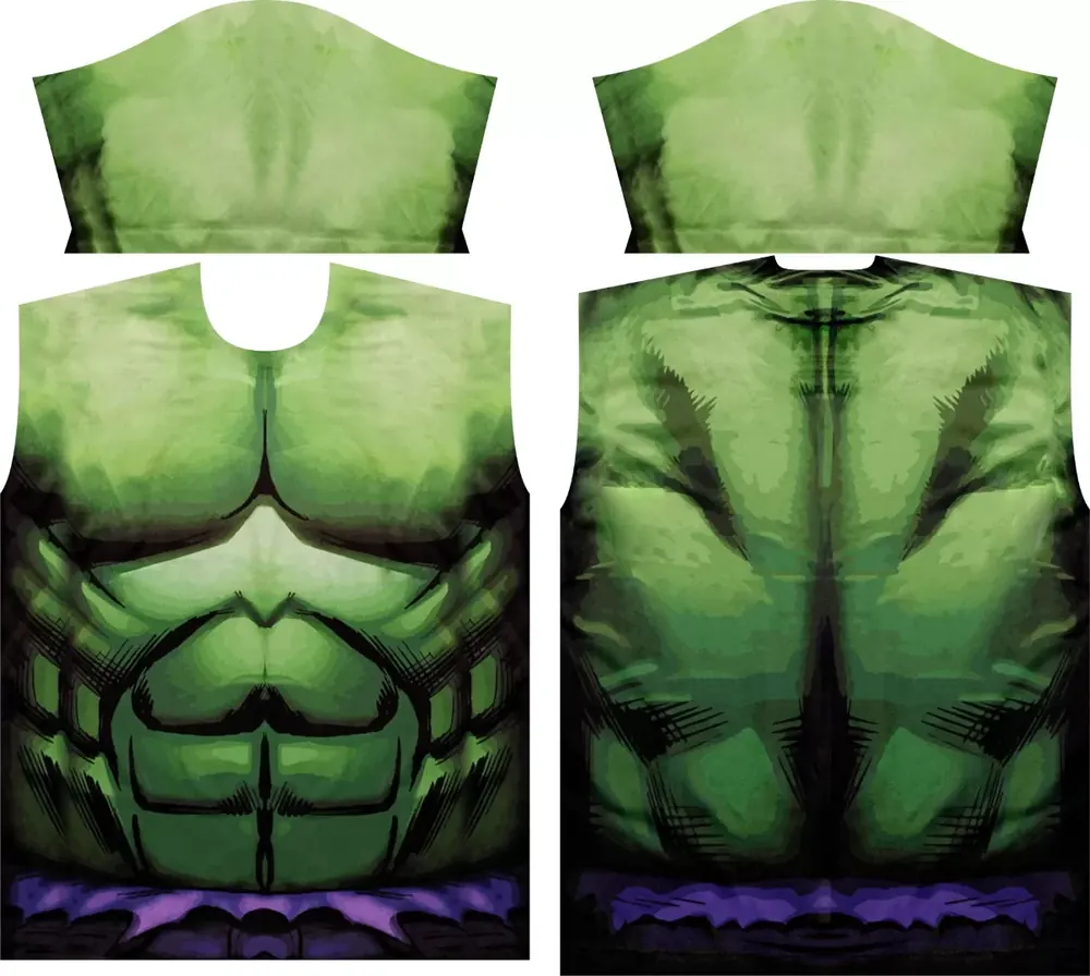 Arte Camisa do Hulk Sublimação Total
