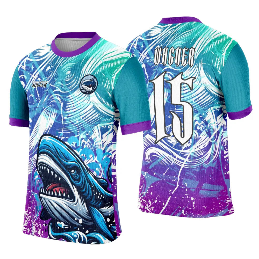 Arte Template Camisa Interclasse Baleia Azul - 0131