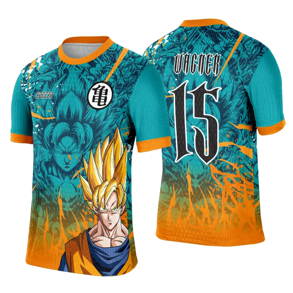 Arte Template Camisa Interclasse Goku Super - 0102
