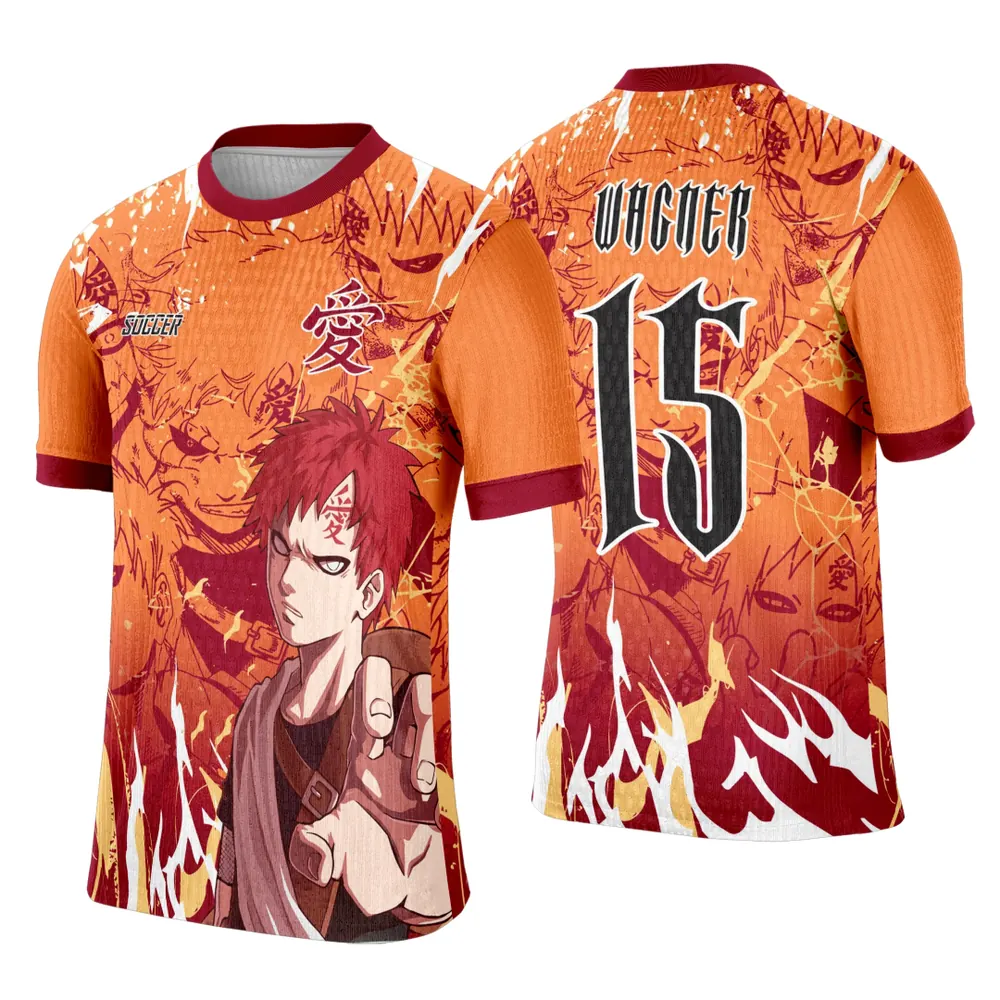 Camisa Interclasse Naruto Gaara - 0101