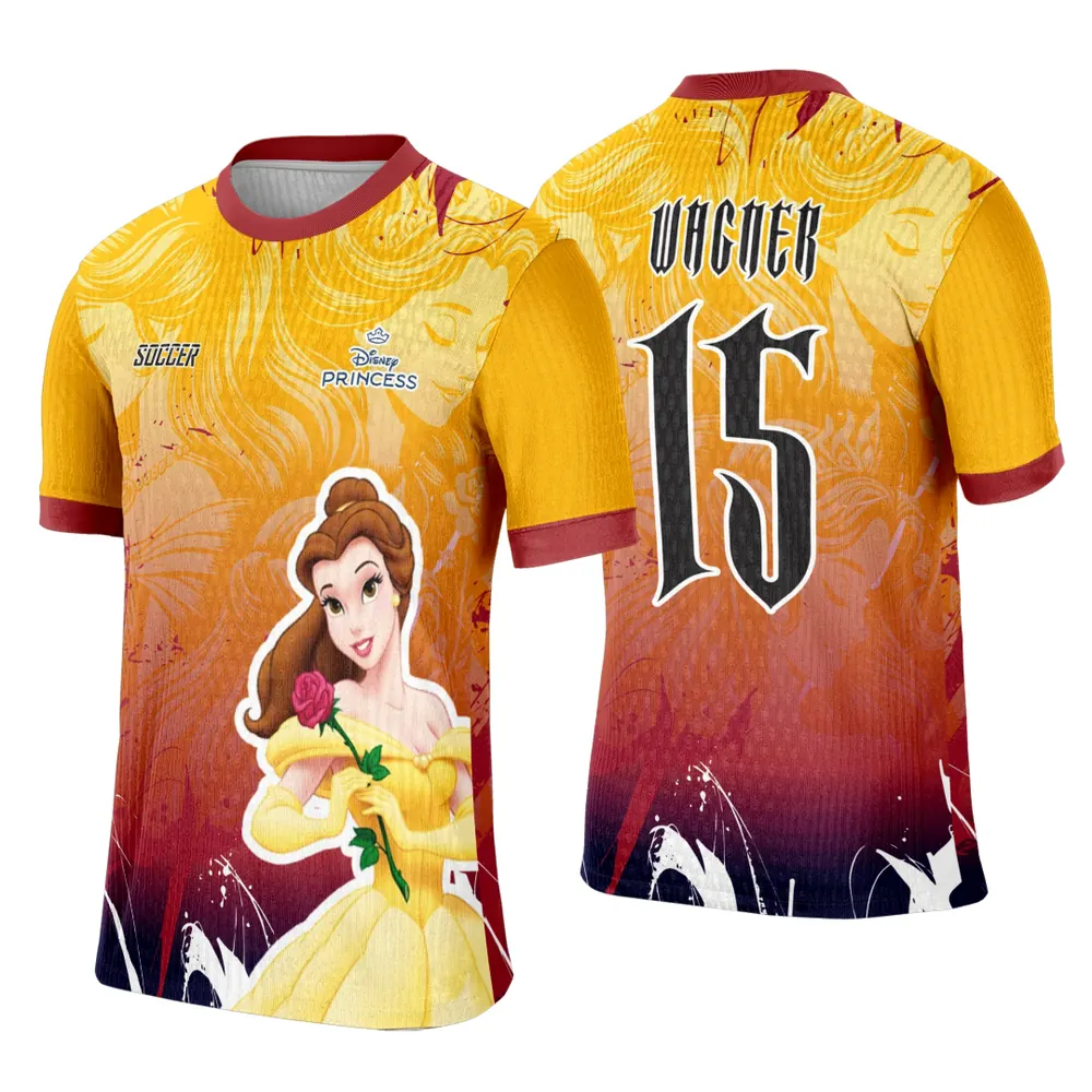 Arte Template Camisa Interclasse Princesa Bella - 0130