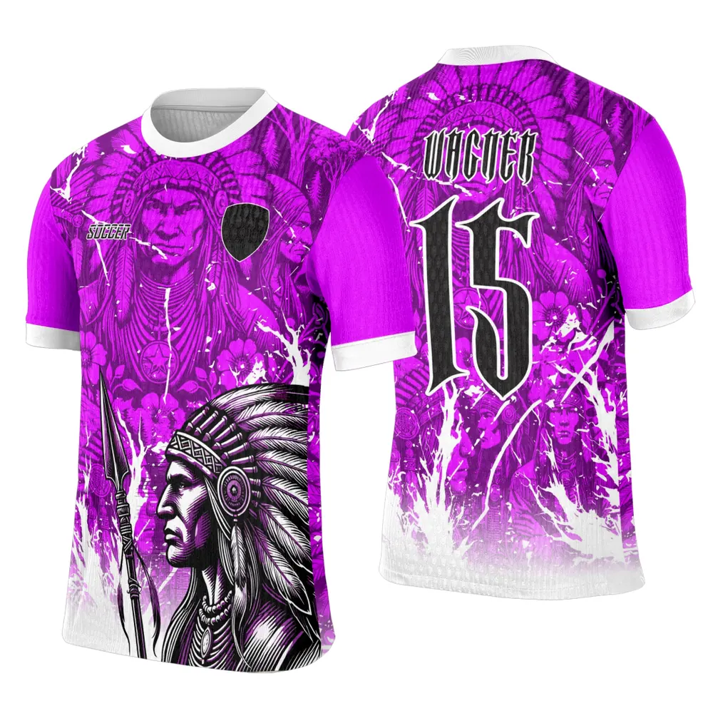 Arte Template Camisa Interclasse Índio Americano - 0097