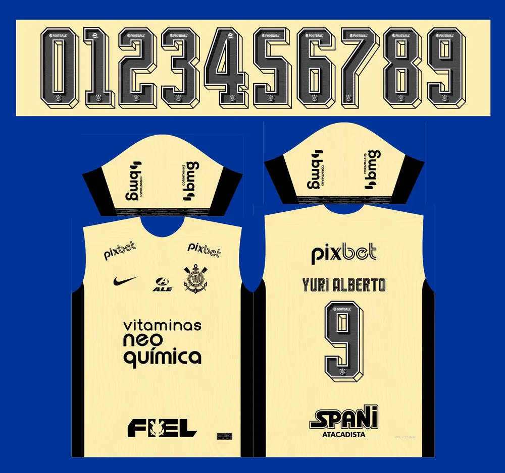 Camisa Corinthians Terceira 2023-24