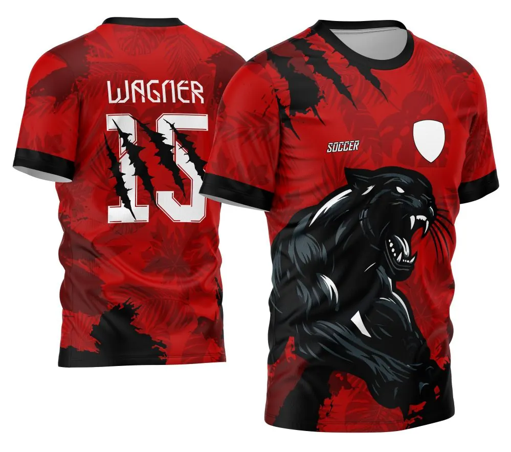 Arte Vetor Camisa InterClasse 2024 Pantera Negra Modelo 02
