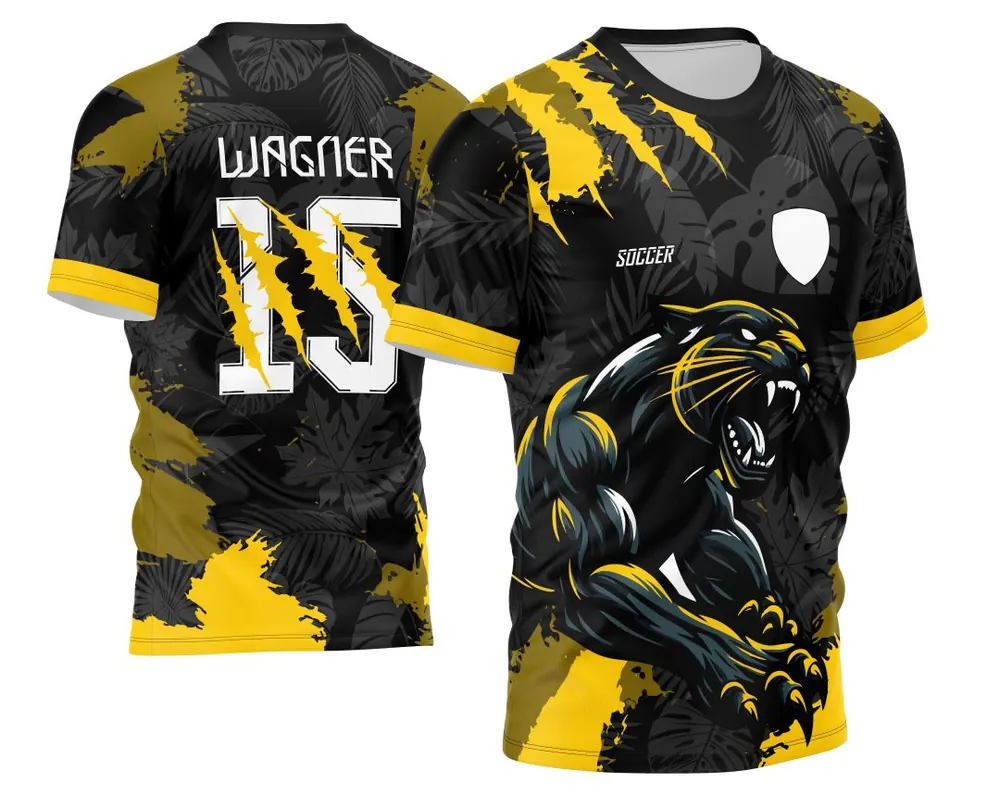 Arte Vetor Camisa InterClasse 2024 Pantera Negra Modelo 06