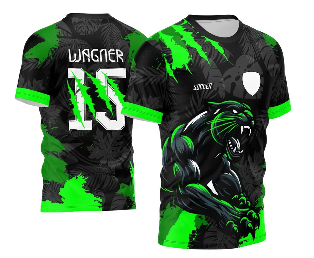 Arte Vetor Camisa InterClasse 2024 Pantera Negra Modelo 04
