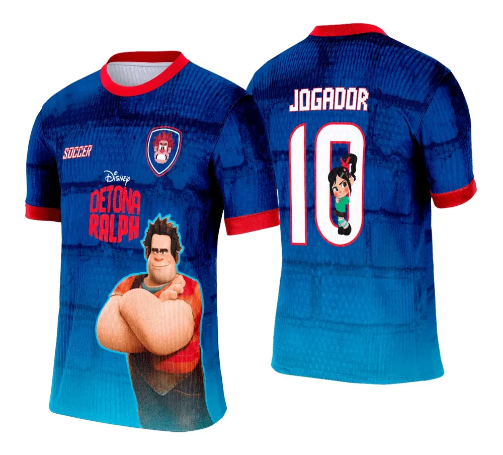 Arte Vetor Camisa Interclasse Detona Ralph- 0179