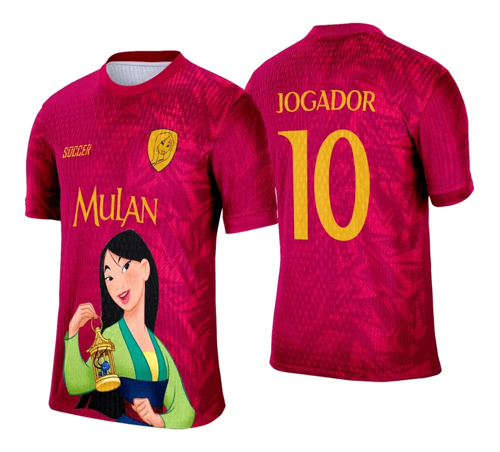 Arte Vetor Camisa Interclasse Mulan - 0204