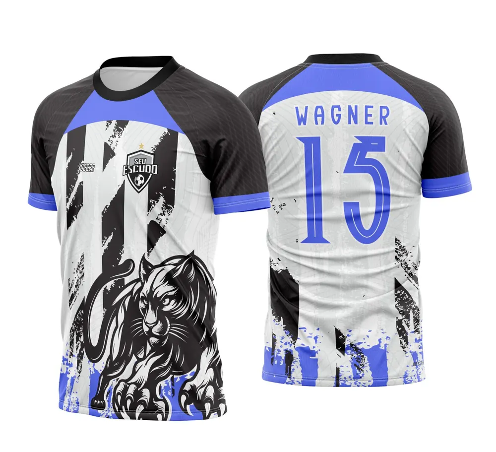 Arte Vetor Camisa Interclasse Pantera Negra com Roxo 2025