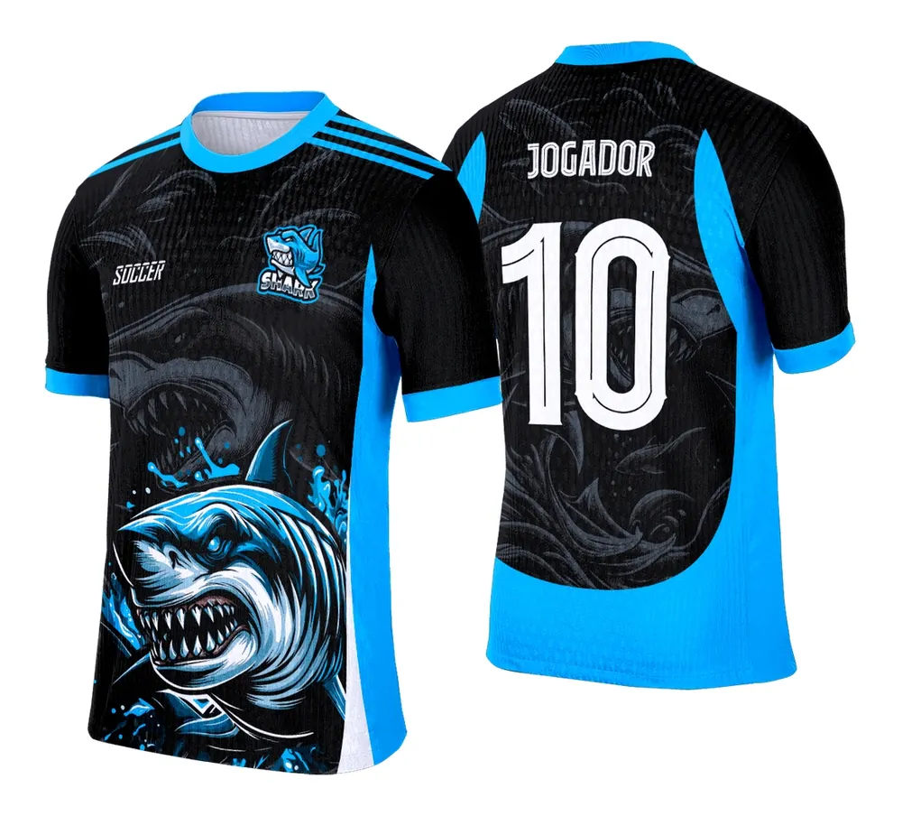 Arte Vetor Camisa Interclasse Tubarão Azul 2025 - 0232