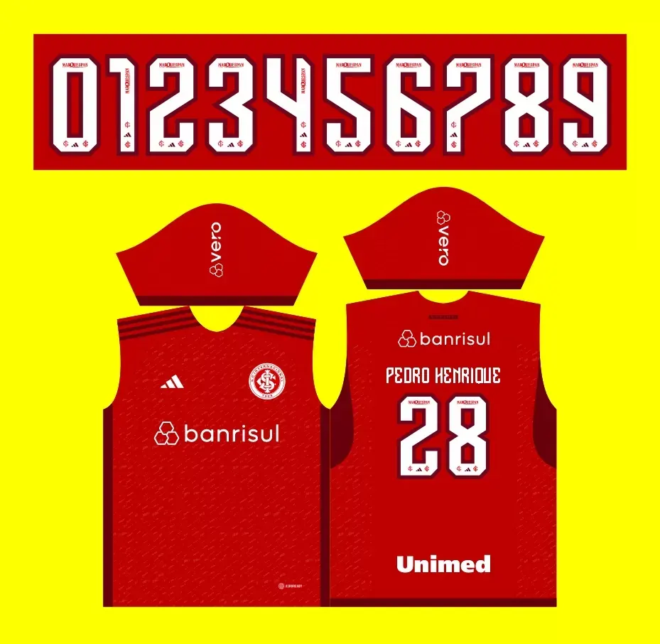Arte Vetor Camisa Internacional Titular 2023-24