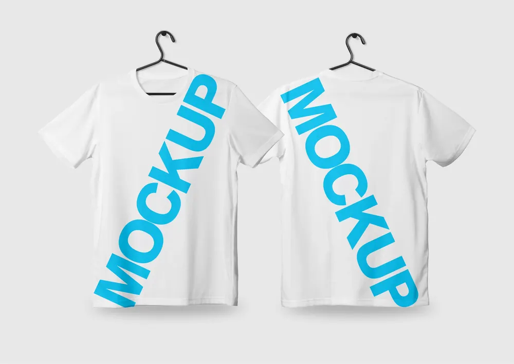 Arte Vetor Camisa Mockup Editavel CDR CorelDraw Camisa Masculina Gola Redonda III