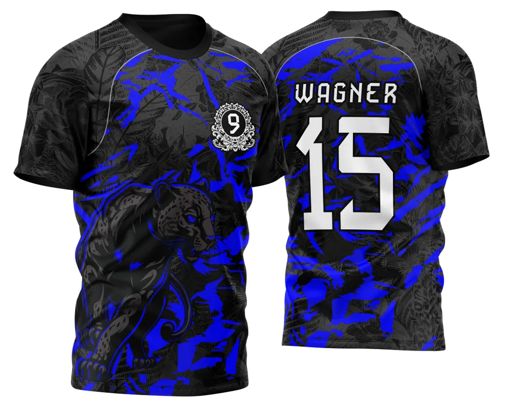 Arte Vetor Camisa Para InterClasse Pantera Nono Ano 2026 Modelo Azul