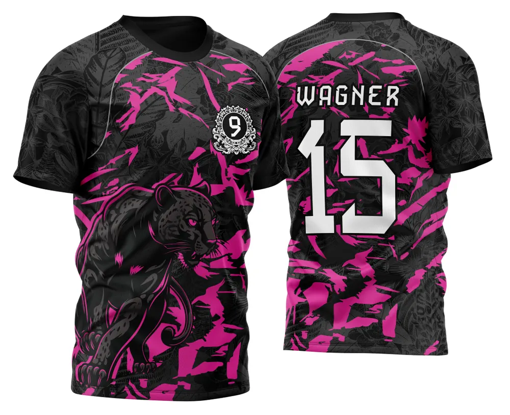 Arte Vetor Camisa Para InterClasse Pantera Nono Ano 2026 Modelo Rosa Forte