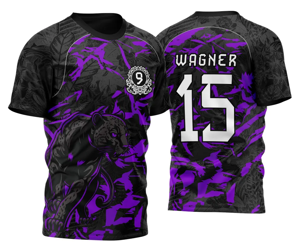 Arte Vetor Camisa Para InterClasse Pantera Nono Ano 2026 Modelo Roxa