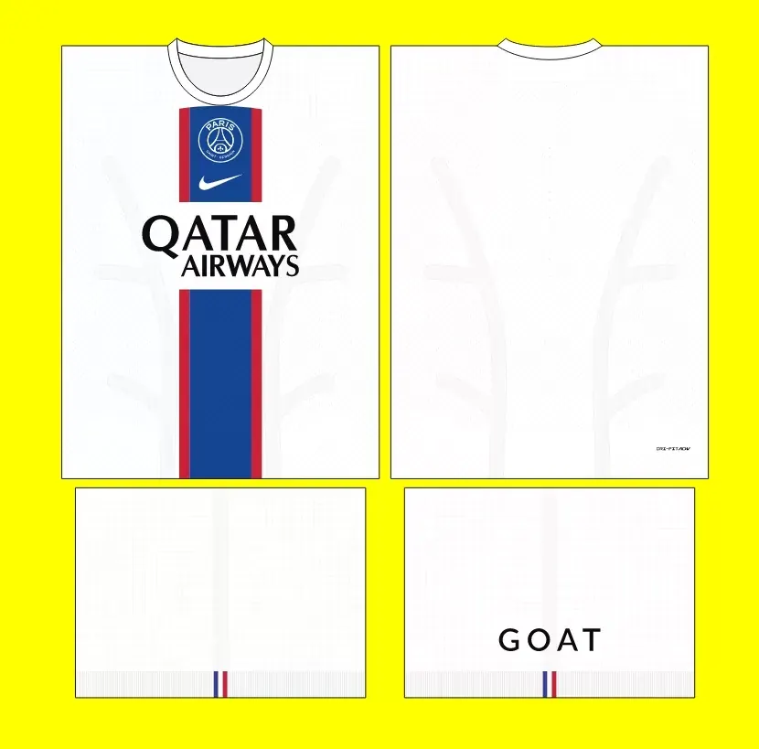Arte Vetor Camisa Paris Saint-Germain PSG Artenativa 2022 - 2023