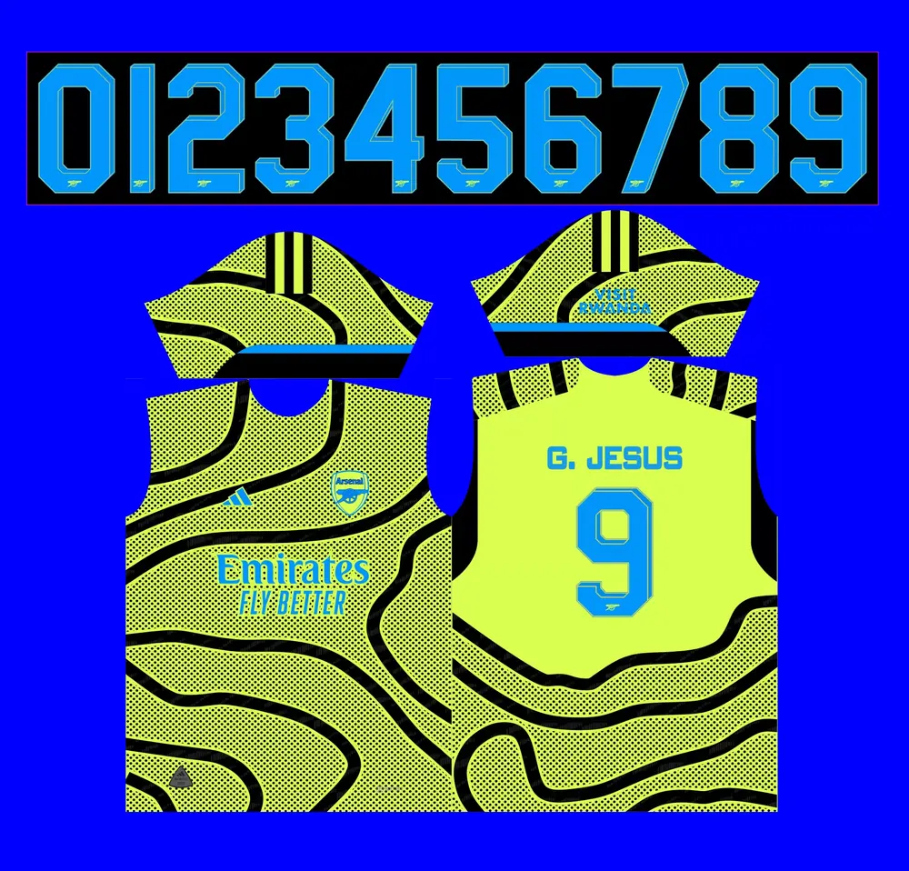 Arte Vetor Camisa Reserva Arsenal 2023-24