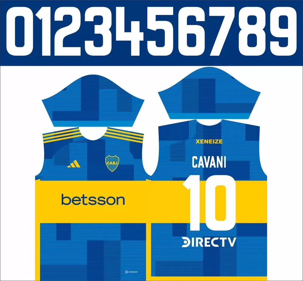 Camisa Time Boca Juniors Titular 2023-24 x7