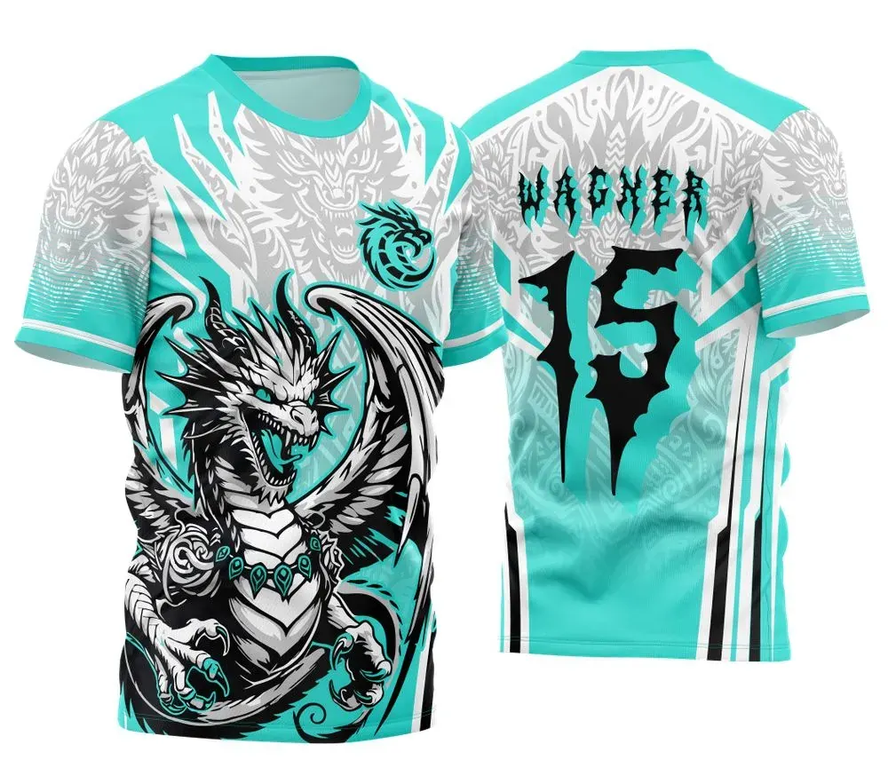 Arte Vetor Camisa de Interclasse Dragão Divino 2024 - 2025 Modelo 02