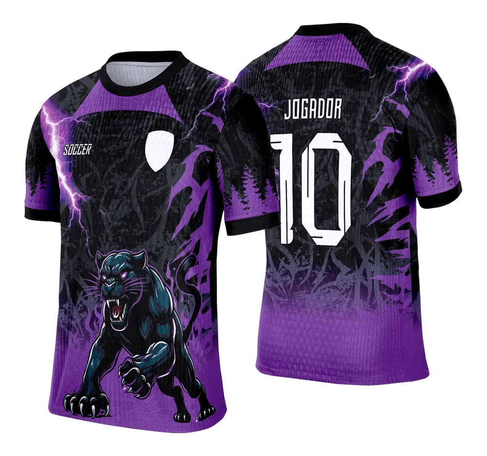 Arte Vetor Camisa de Interclasse Escolar 2025: Pantera Negra