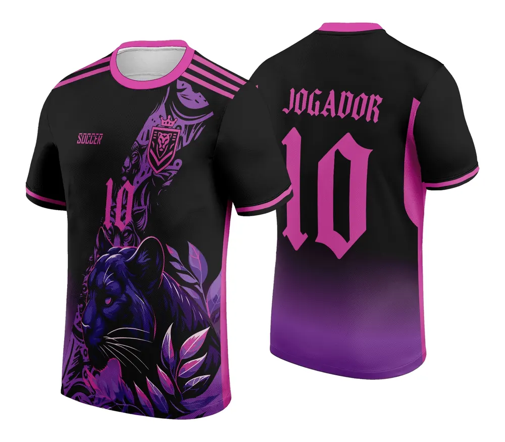 Arte Vetor Camisa de Interclasse Pantera Negra 2024 - 2025 Modelo 03