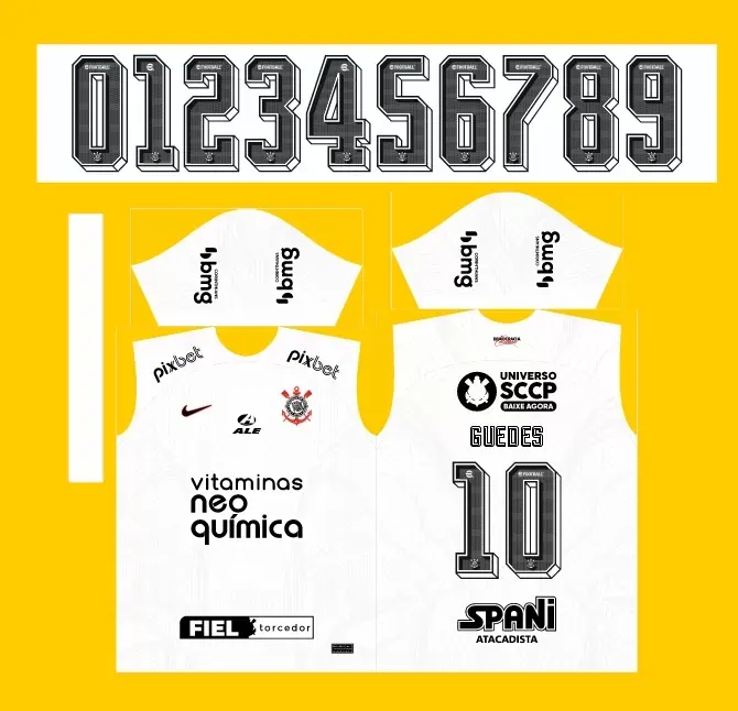 Camisa do Corinthians Titular 2023-24