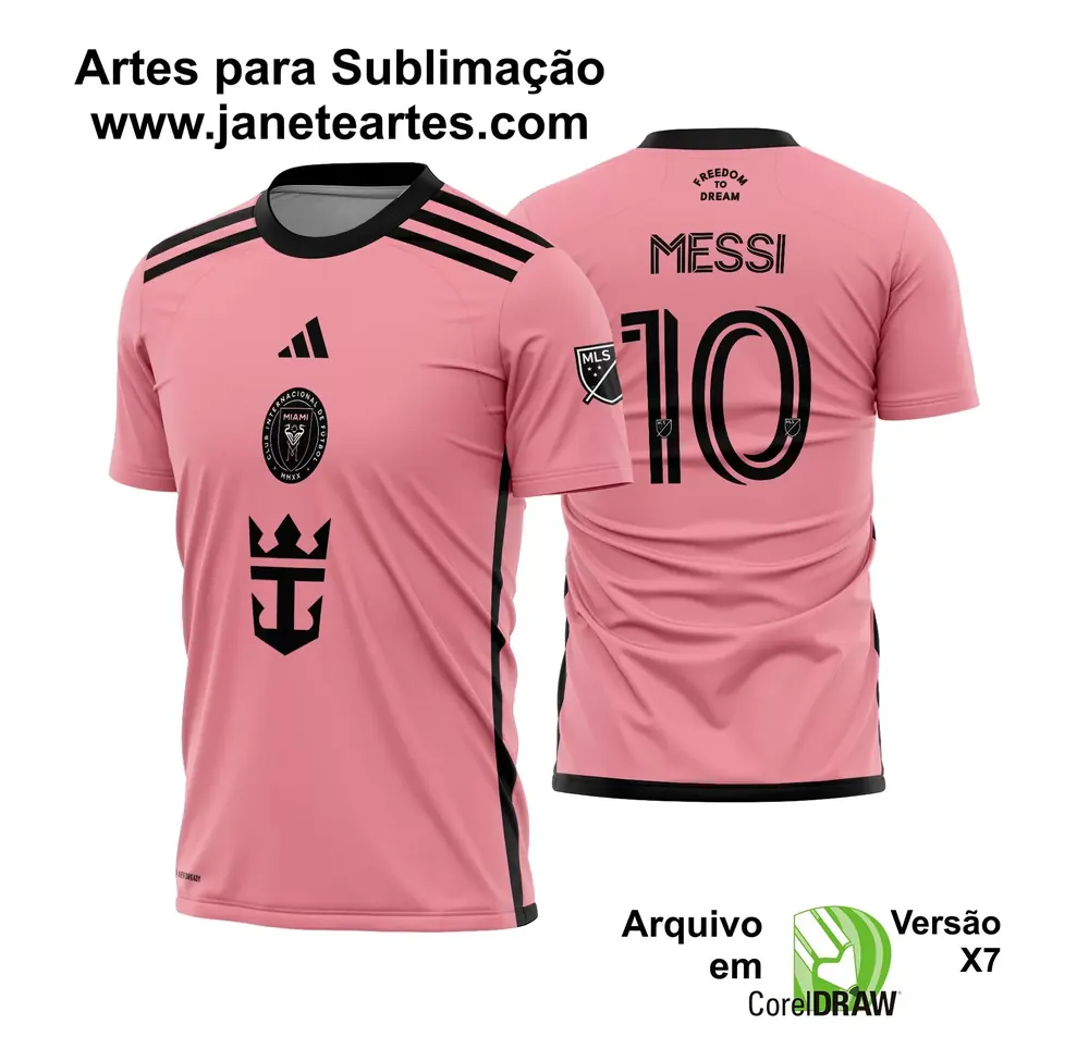 Camisa Estampa Inter Miami Titular 2024 - 2025