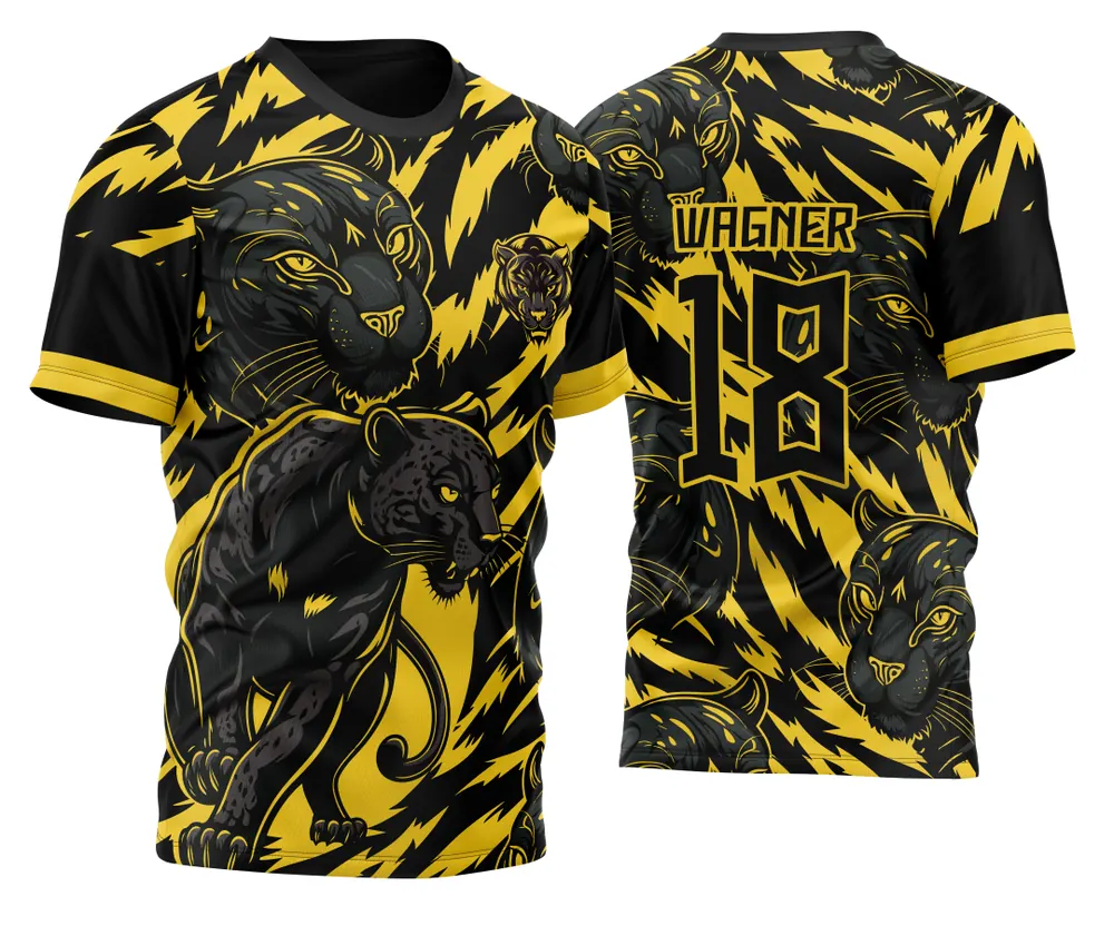 Camisa de InterClasse Pantera Negra Fundo Tigre 2023 Modelo 02