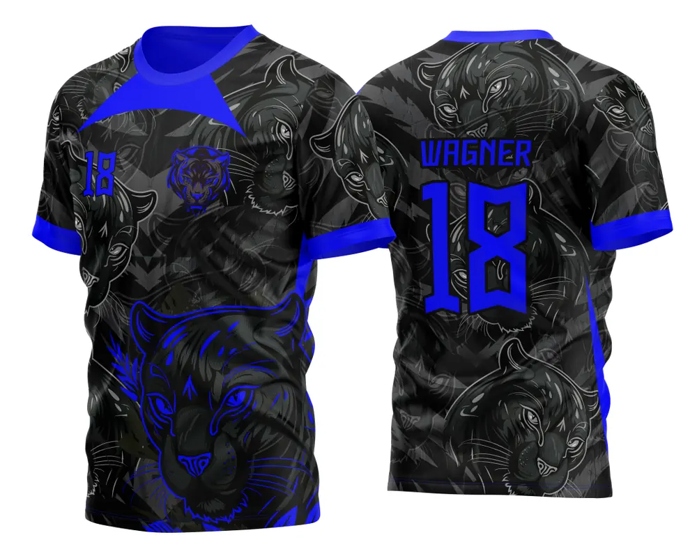 Camisa para InterClasse Pantera Negra Padrão 2023 Azul