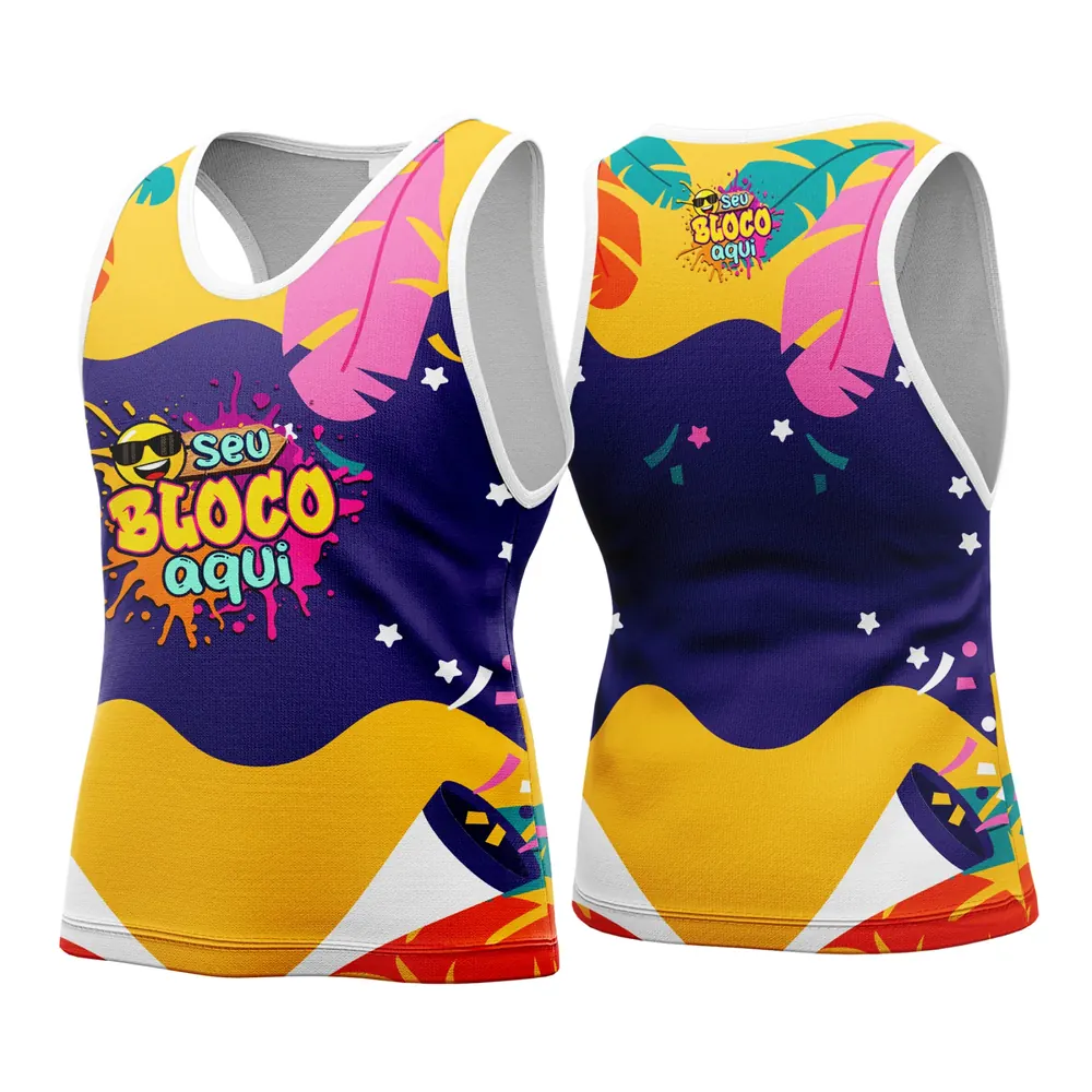 Camisa Abadá Carnaval Personalizada 2026 Modelo 34