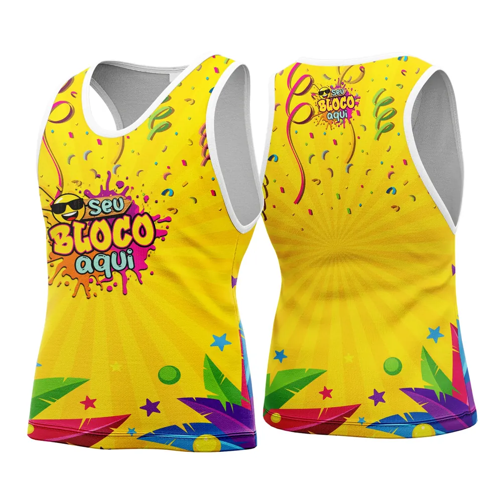 Camisa Abadá Carnaval Personalizada 2026 Modelo 144