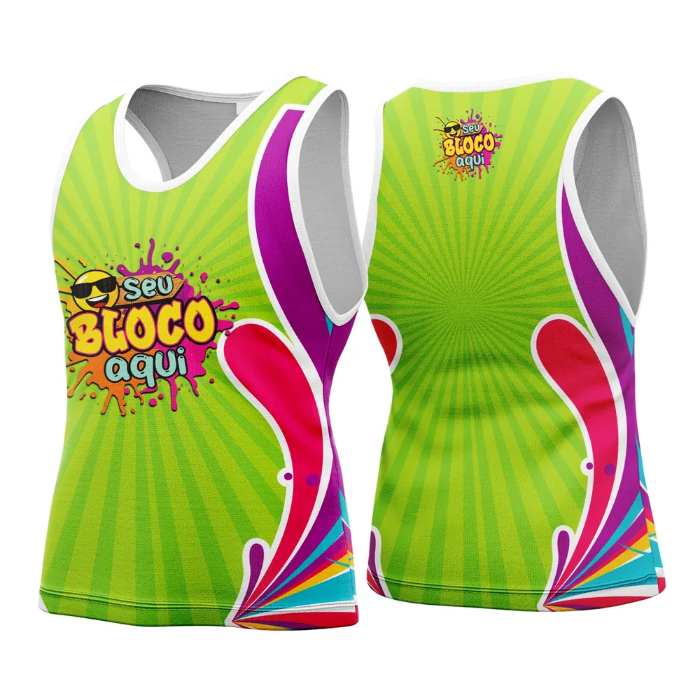 Camisa Abadá Carnaval Personalizada 2026 Modelo 44