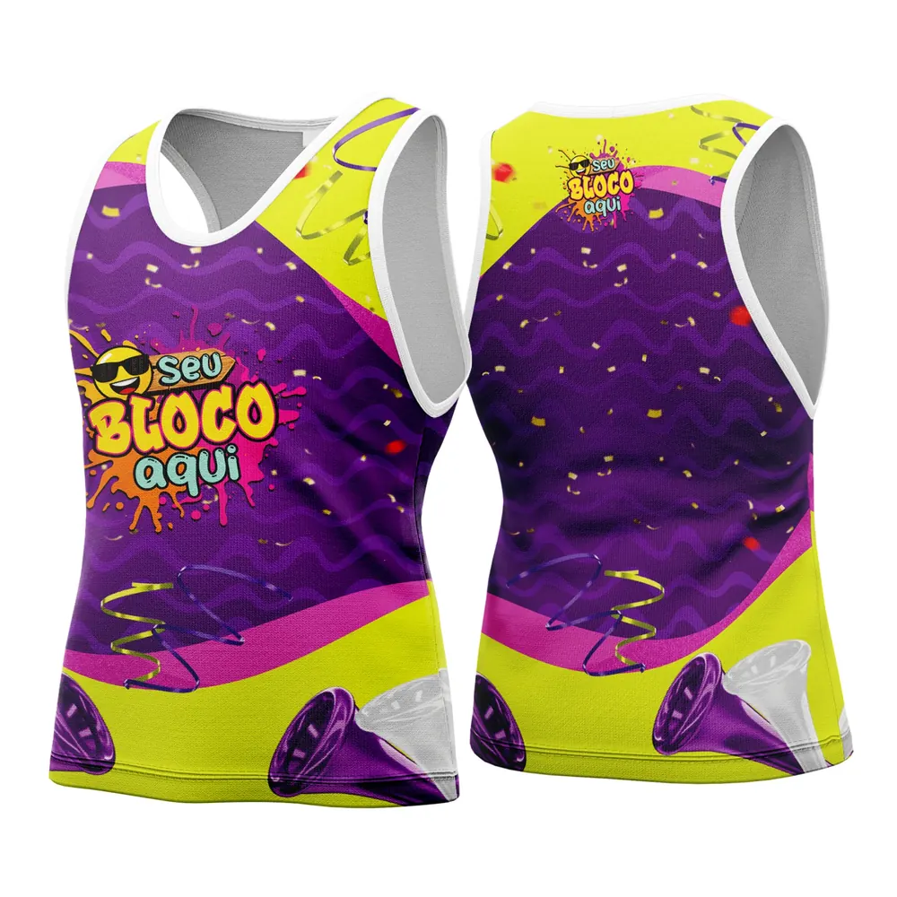 Camisa Abadá Carnaval Personalizada 2026 Modelo 133