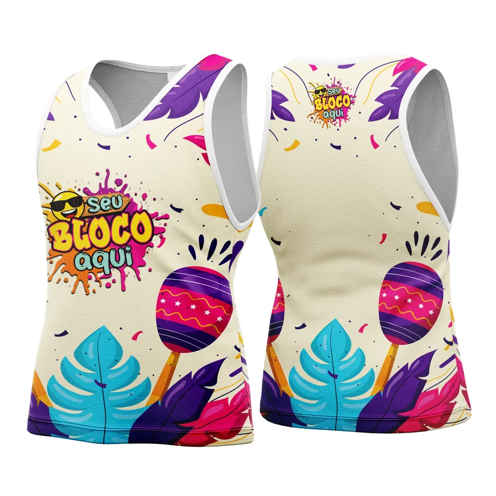 Camisa Abadá Carnaval Personalizada 2026 Modelo 119