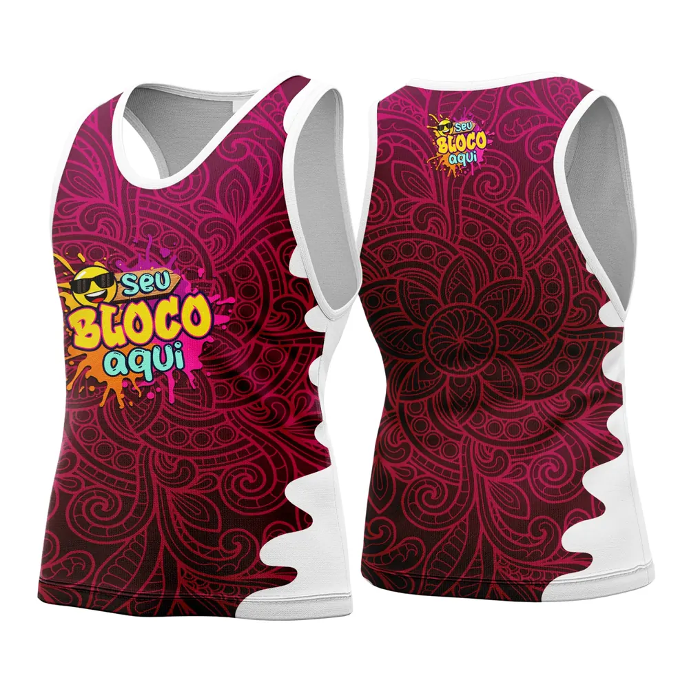 Camisa Abadá Carnaval Personalizada 2026 Modelo 85