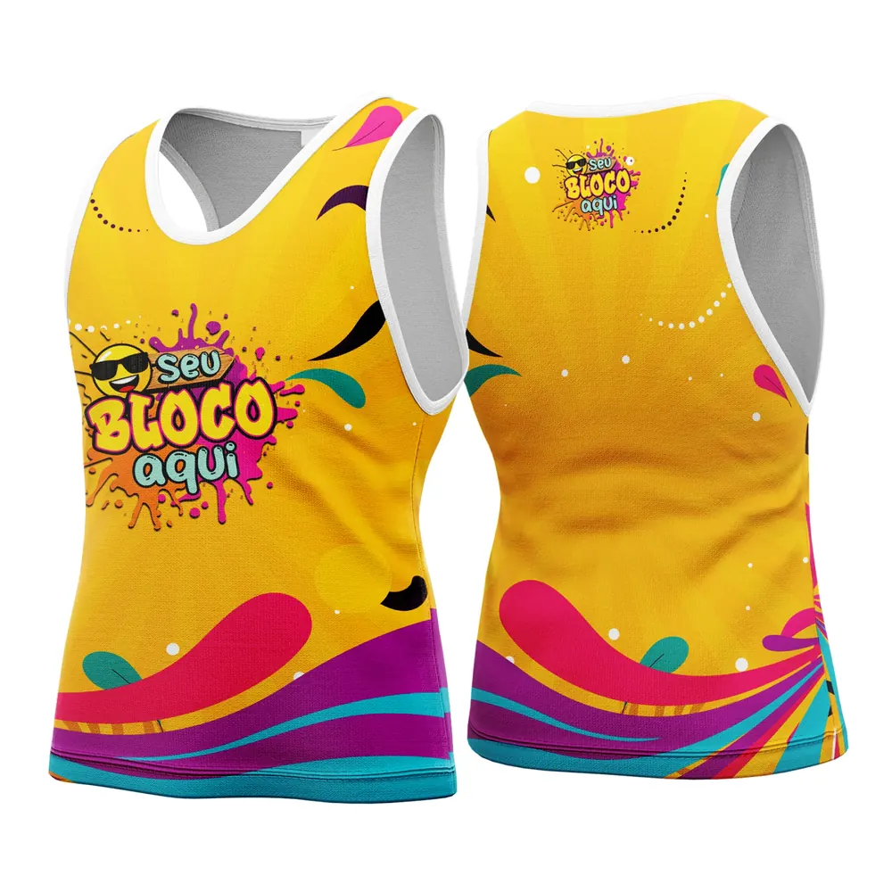 Camisa Abadá Carnaval Personalizada 2026 Modelo 43