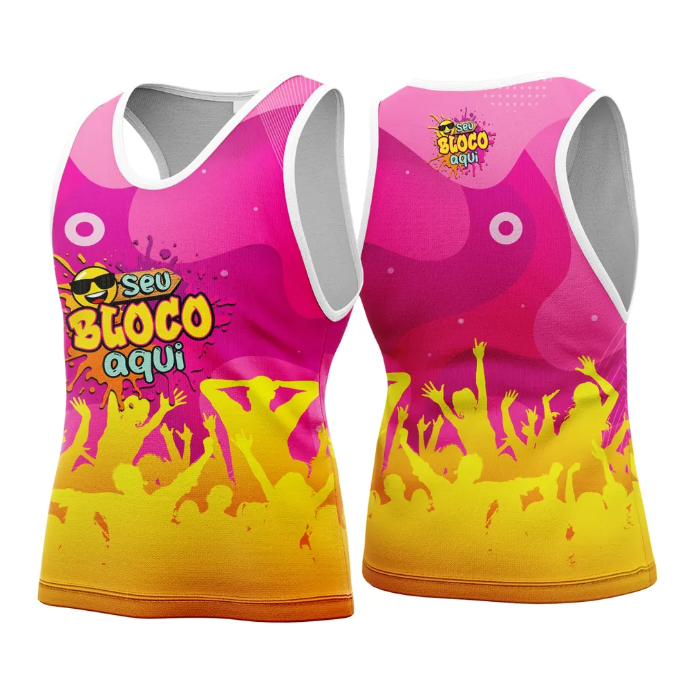 Camisa Abadá Carnaval Personalizada 2026 Modelo 154