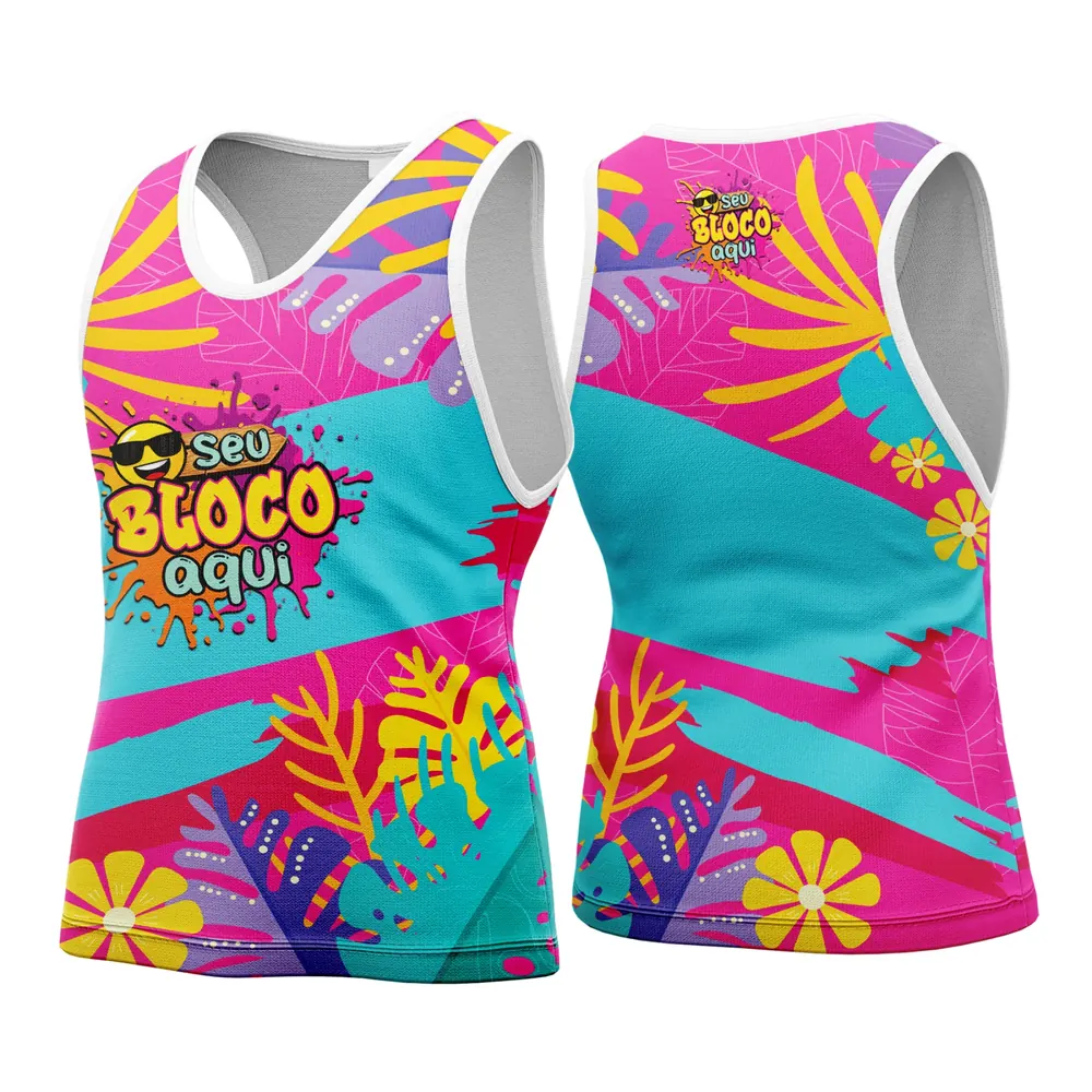 Camisa Abadá Carnaval Personalizada 2026 Modelo 120