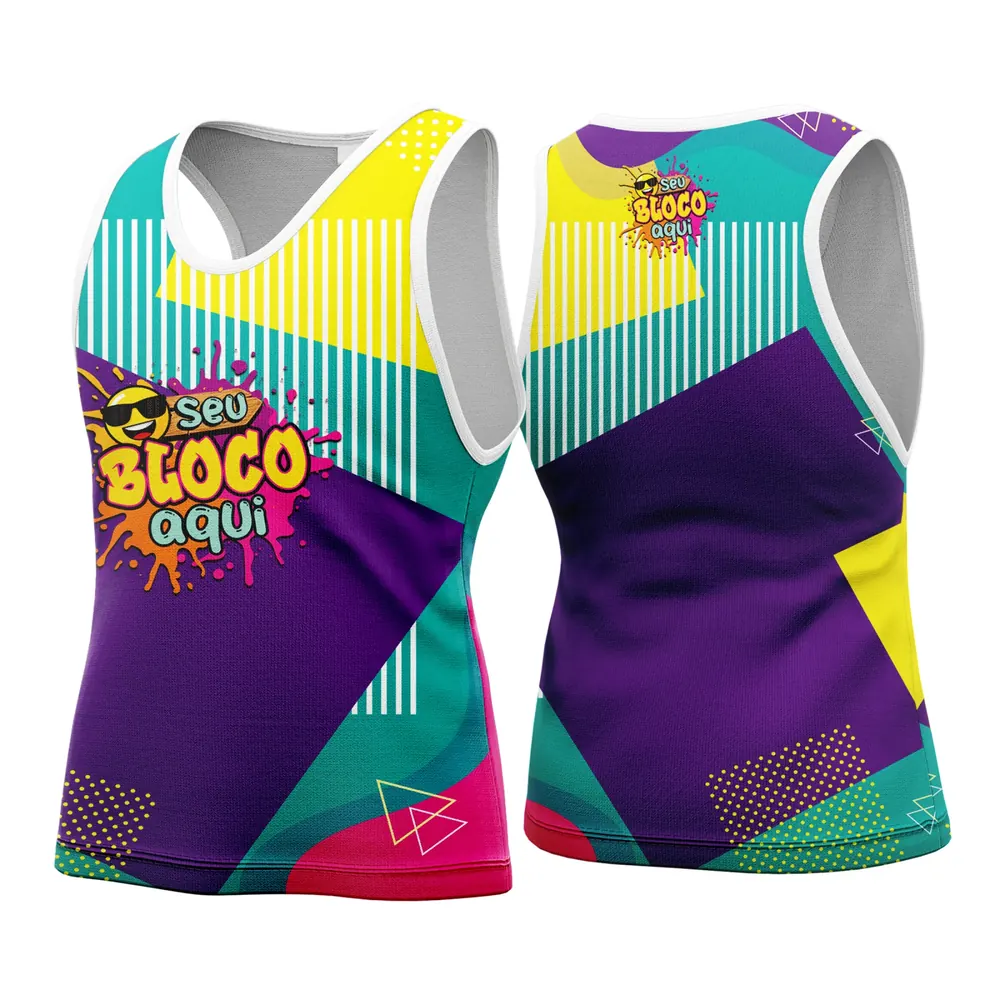 Camisa Abadá Carnaval Personalizada 2026 Modelo 50
