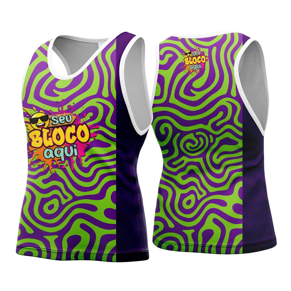 Camisa Abadá Carnaval Personalizada 2026 Modelo 124
