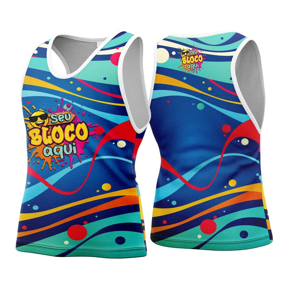 Camisa Abadá Carnaval Personalizada 2026 Modelo 60