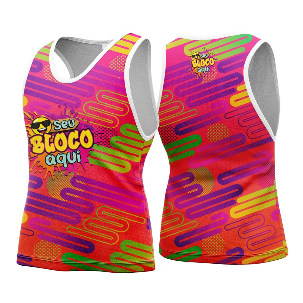 Camisa Abadá Carnaval Personalizada 2026 Modelo 165
