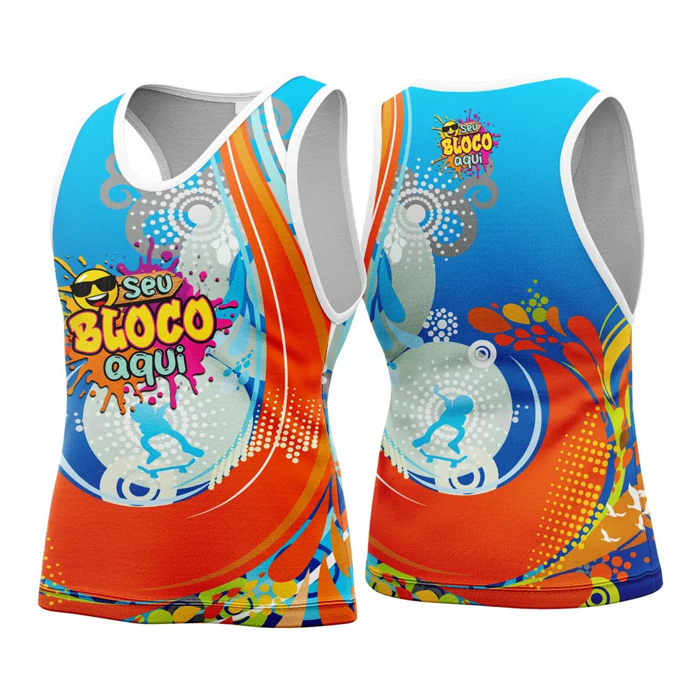 Camisa Abadá Carnaval Personalizada 2026 Modelo 30