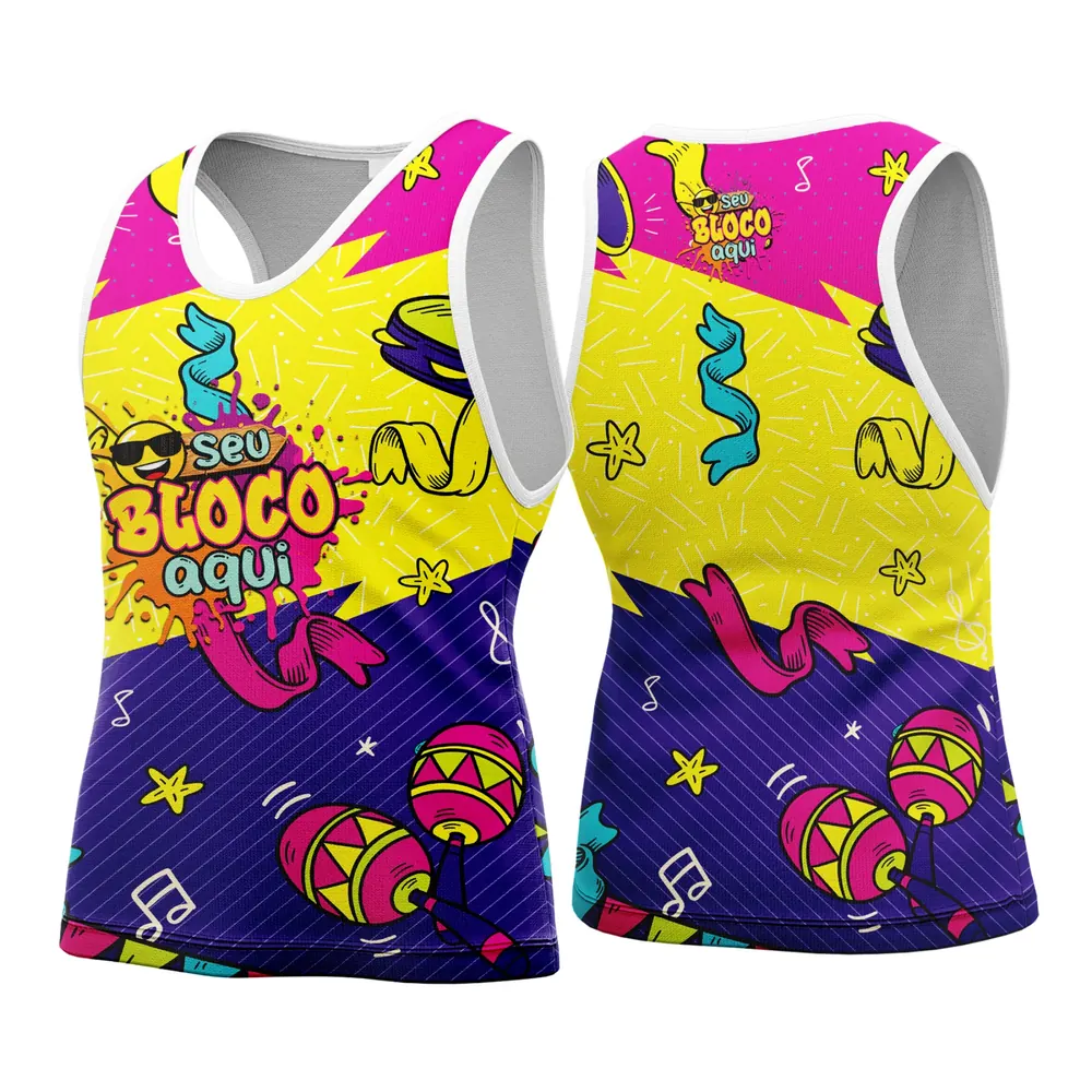 Camisa Abadá Carnaval Personalizada 2026 Modelo 170