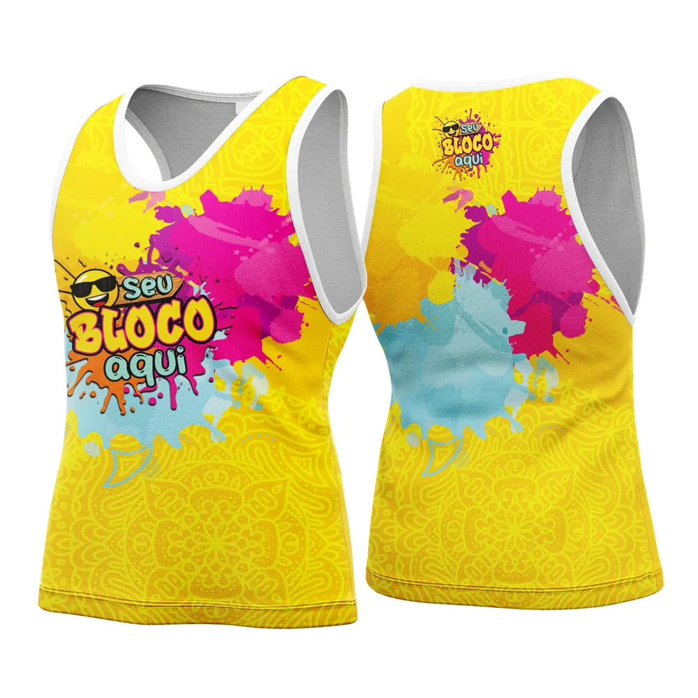 Camisa Abadá Carnaval Personalizada 2026 Modelo 66