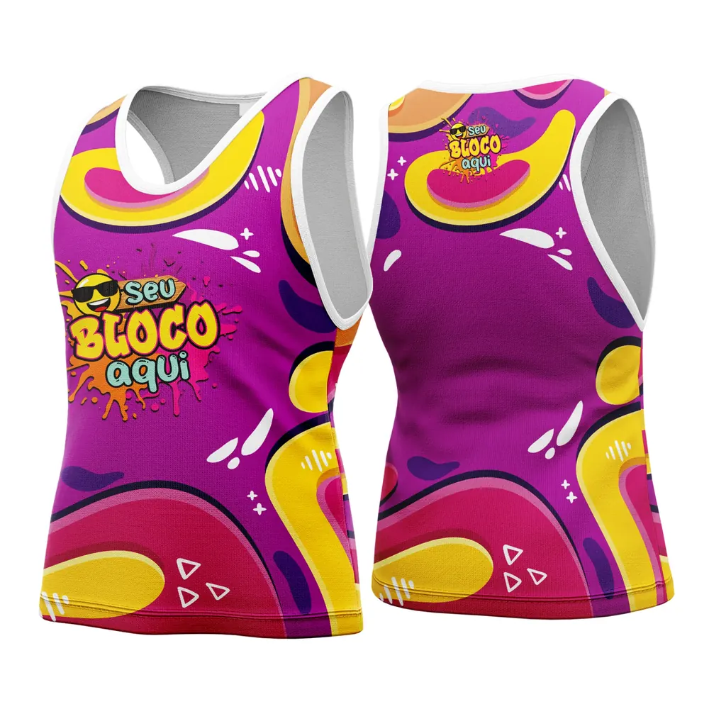 Camisa Abadá Carnaval Personalizada 2026 Modelo 17
