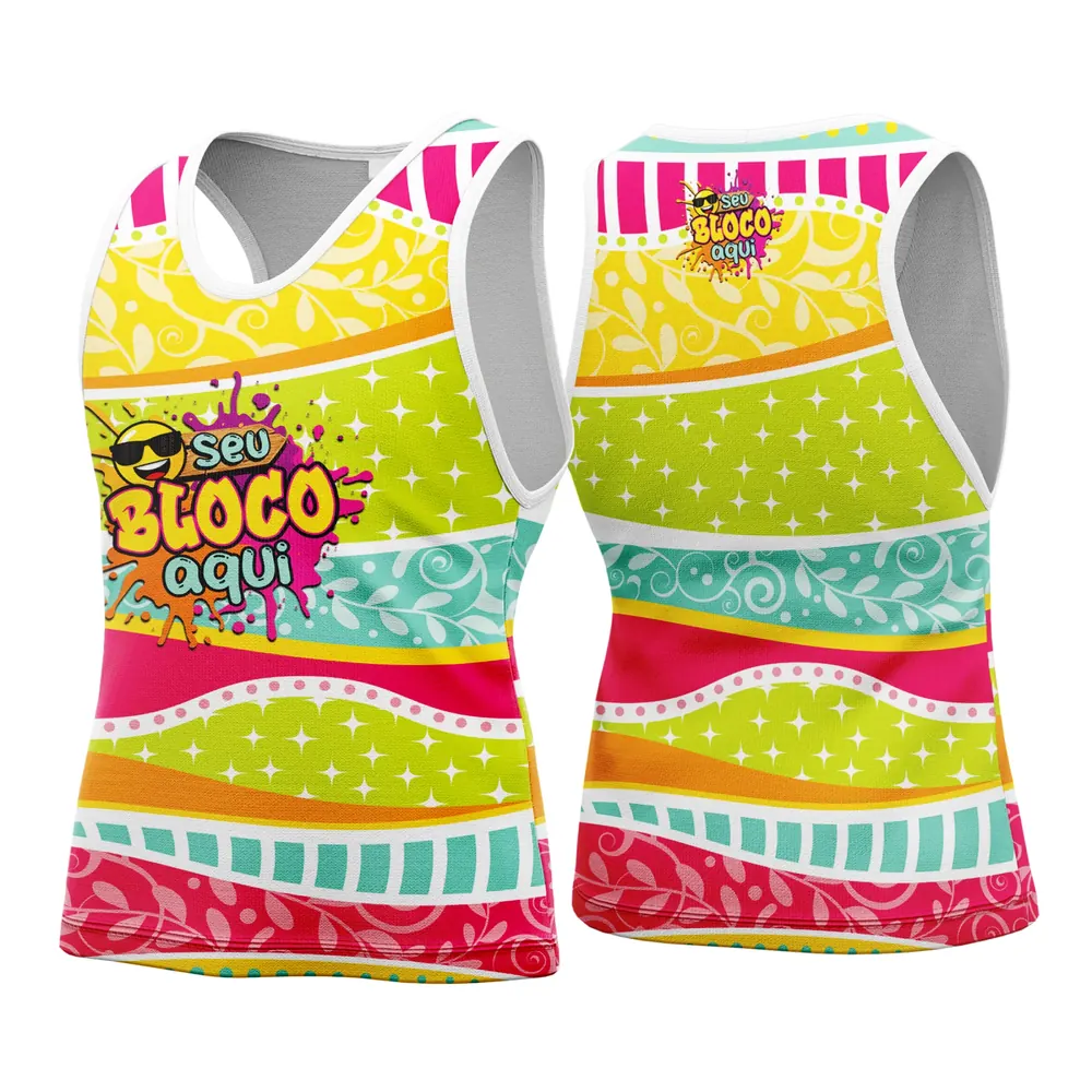 Camisa Abadá Carnaval Personalizada 2026 Modelo 104